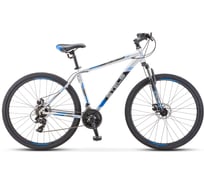 Велосипед STELS Navigator-900 MD 29" F010, размер рамы 19", серебристый/синий LU085700