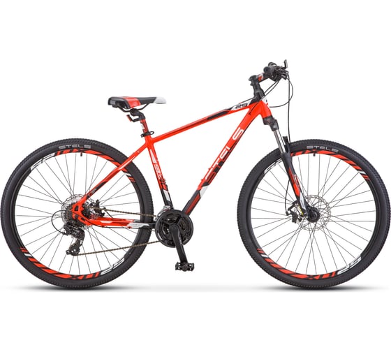 Велосипед STELS Navigator-930 MD 29" V010, размер рамы 20.5", неоновый-красный/чёрный LU079167