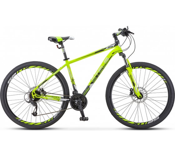 Велосипед STELS Navigator-910 D 29" V010, размер рамы 18.5", лайм/чёрный LU083842