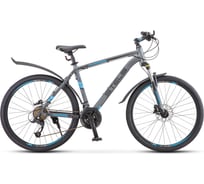 Велосипед STELS Navigator-640 D 26" V010, размер рамы 15.5", серый/синий LU078910