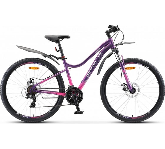 Велосипед STELS Miss-7100 MD 27.5" V020, размер рамы 18", пурпурный LU084754 1