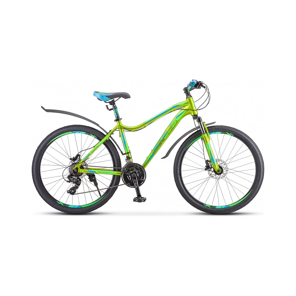 Велосипед STELS Miss-6000 D 26" V010, размер рамы 15", жёлтый/зелёный ...