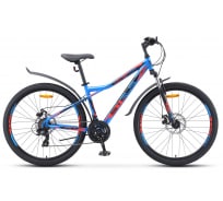 Велосипед STELS Navigator-710 MD 27.5" V020, размер рамы 16", синий/чёрный/красный LU084137