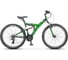 Велосипед STELS Focus V 26" 18-sp V030, размер рамы 18", чёрный/зелёный LU073820 1