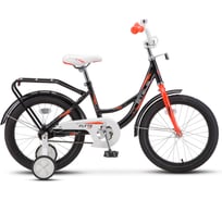 Детский велосипед STELS Flyte 16" Z011, размер рамы 11", чёрный/красный LU084448