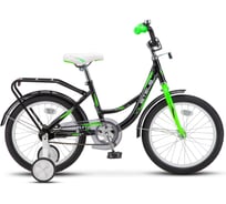 Детский велосипед STELS Flyte 16" Z011, размер рамы 11", чёрный/салатовый LU084471