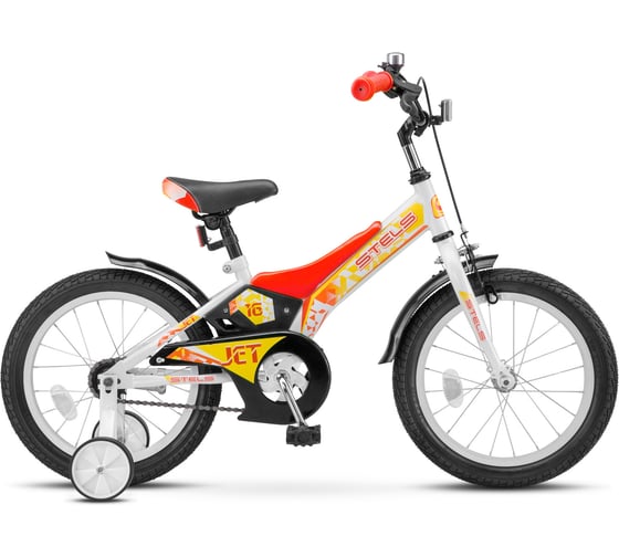 Детский велосипед STELS Jet 16" Z010, размер рамы 9", белый/красный LU077768 1