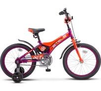 Детский велосипед STELS Jet 16" Z010, размер рамы 9", фиолетовый/оранжевый LU085919