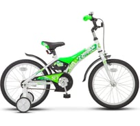 Детский велосипед STELS Jet 18" Z010, размер рамы 10", белый/салатовый LU077006