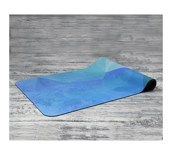 Коврик для фитнеса и йоги Larsen Microfiber Style 6 183х61х0.3 см 4690222184501