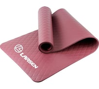 Коврик для фитнеса и йоги Larsen NBR 183x61х1 см, бордовый 4690222183818