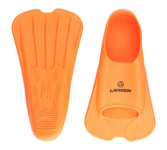 Ласты укороченные Larsen F627 оранжевый, XS (35-36) 4690222179590