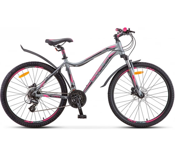 Велосипед STELS Miss-6100 D 26" V010, размер рамы 19," серый LU07981