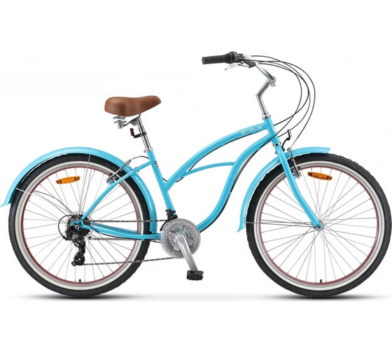 Велосипед STELS Navigator-150 Lady 26" 21-sp V010, размер рамы 17", синий LU081530