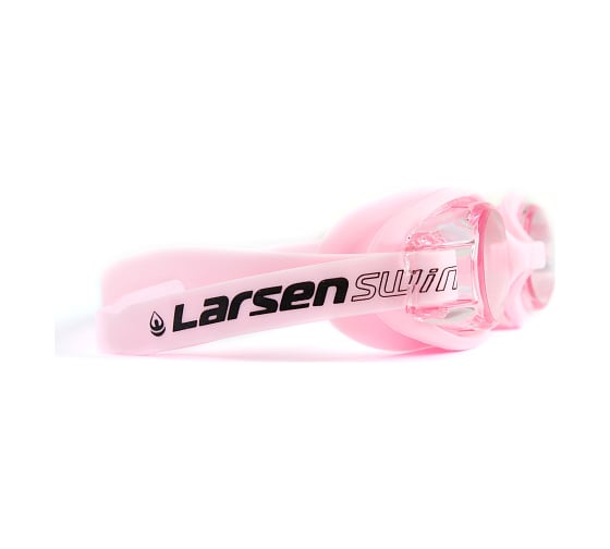 Очки плавательные Larsen DS204 розовый (силикон+поликарбонат) 4690222128932