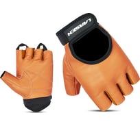 Перчатки для фитнеса Larsen натуральная кожа 16-8342 Brown 4690222176636
