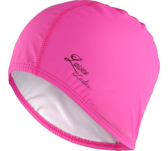 Шапочка плавательная 3059 Ladies, эластан, rose pink Larsen 4690222180893