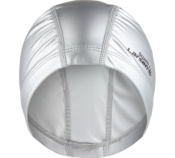 Шапочка плавательная Larsen 7530 эластан, серебро 4690222164640