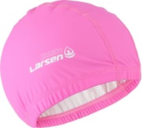 Шапочка плавательная Larsen Swim PU100 розовая 4690222181050