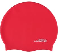 Шапочка плавательная Larsen Swim SC15 Bordo Metallic 4690222182194