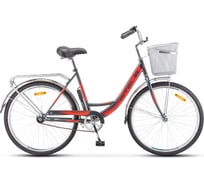 Велосипед STELS Navigator-245 26" Z010, рама 19", серый/красный LU082856