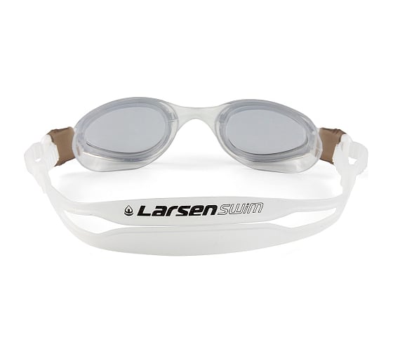 Очки плавательные Larsen S1201 серый (пвх+поликарбонат) 4690222128888