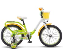 Детский велосипед STELS Pilot-190 18" V030, рама 9", зелёный/жёлтый/белый LU075260