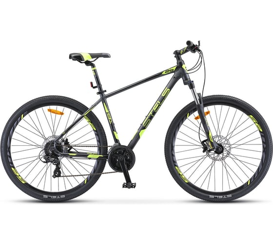 Велосипед STELS Navigator-930 D 29" V010, размер рамы 20.5", антрацитовый/чёрный/лайм LU080628 1