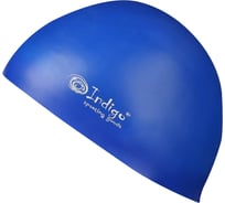 Силиконовая шапочка для плавания INDIGO Стартовая 3Dформа IN085 синий