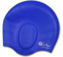 Силиконовая шапочка для плавания INDIGO, анатомическая форма, синий 403 SC