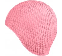 Женская шапочка для плавания INDIGO Bubble IN079 розовый