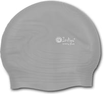 Детская силиконовая шапочка для плавания INDIGO Волна серый SC301