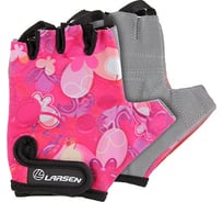 Велоперчатки детские Larsen 01-2842 розовый, XS 4690222123999