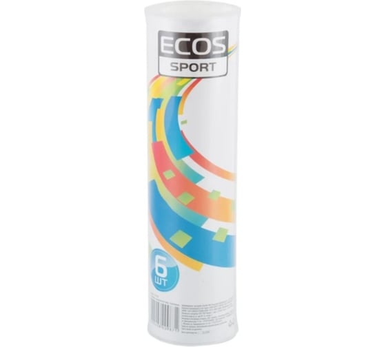 Набор воланов Ecos 6 шт. BadVol-6T 323102