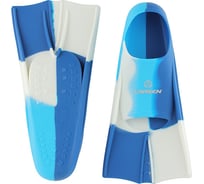 Ласты укороченные силиконовые Larsen F635 Blue White 4690222183658