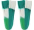 Ласты укороченные силиконовые Larsen F635 Green White 4690222183610 2