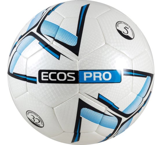 Футбольный мяч Ecos Pro Hybrid Neon, р. №5, синий 003996 1