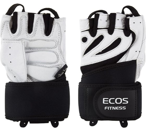 Атлетические мужские перчатки Ecos черно-белые, р. L SB-16-1063 005339 1