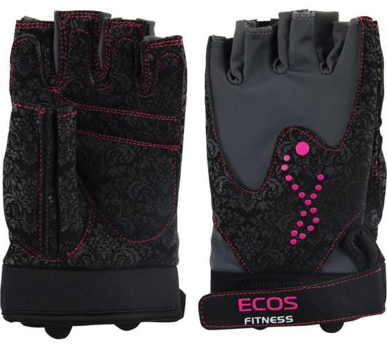 Перчатки для фитнеса Ecos женские, черные, р. M SB-16-1744 005312 1