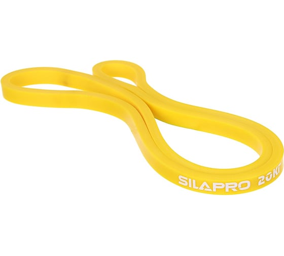 Лента для фитнеса силовая эластичная SILAPRO 30x0.4x0.6 см, латекс, 20 кг 093-017