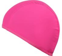 Шапочка для плавания INDIGO, ткань LUCRA SM, однотонная SM-091 розовый