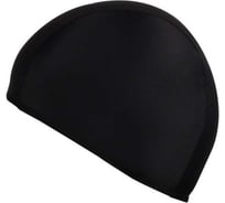 Шапочка для плавания INDIGO, ткань LUCRA SM, однотонная SM-091 черный