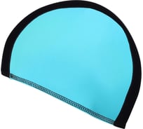 Шапочка для плавания INDIGO, ткань LUCRA SM, комбинированная SM-089 черно-голубой