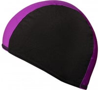 Шапочка для плавания INDIGO, ткань LUCRA SM, комбинированная SM-089 черно-фиолетовый