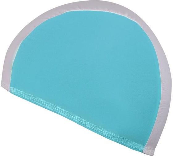 Шапочка для плавания INDIGO, ткань LUCRA SM, комбинированная SM-088 бело-голубой 1