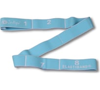 Эспандер INDIGO HEAVY, лента эластичная замкнутая с 8 захватами, 90 х 4 см 97669F голубой
