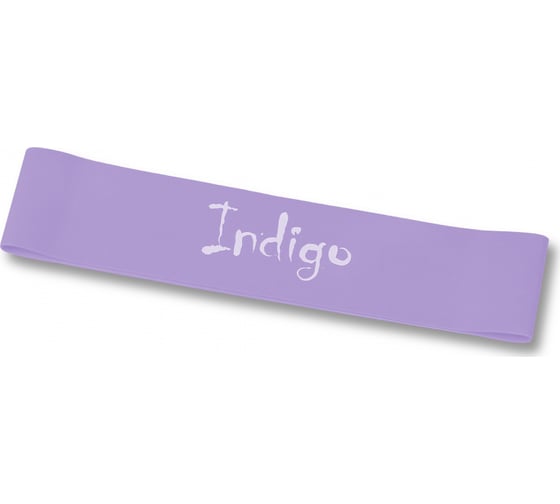 Эспандер-лента INDIGO LIGHT, латекс, 2-5 кг, 46х5х0.035 см 6004-1 HKRB сиреневый