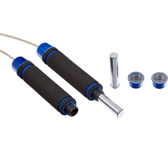 Скакалка с утяжелителями BRADEX синяя SF 0457
