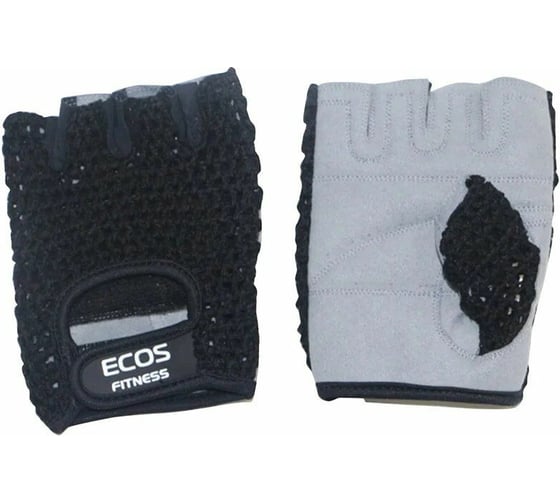 Перчатки для фитнеса Ecos мужские, черный/серый, р. S SB-16-1953 005288 1