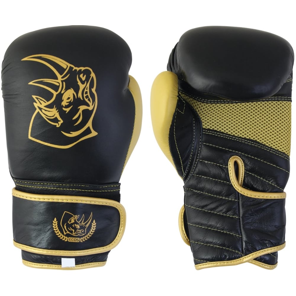 Боксерские перчатки Ecos BG-2574BLGLD-10, 10 унций 323335 - выгодная ...